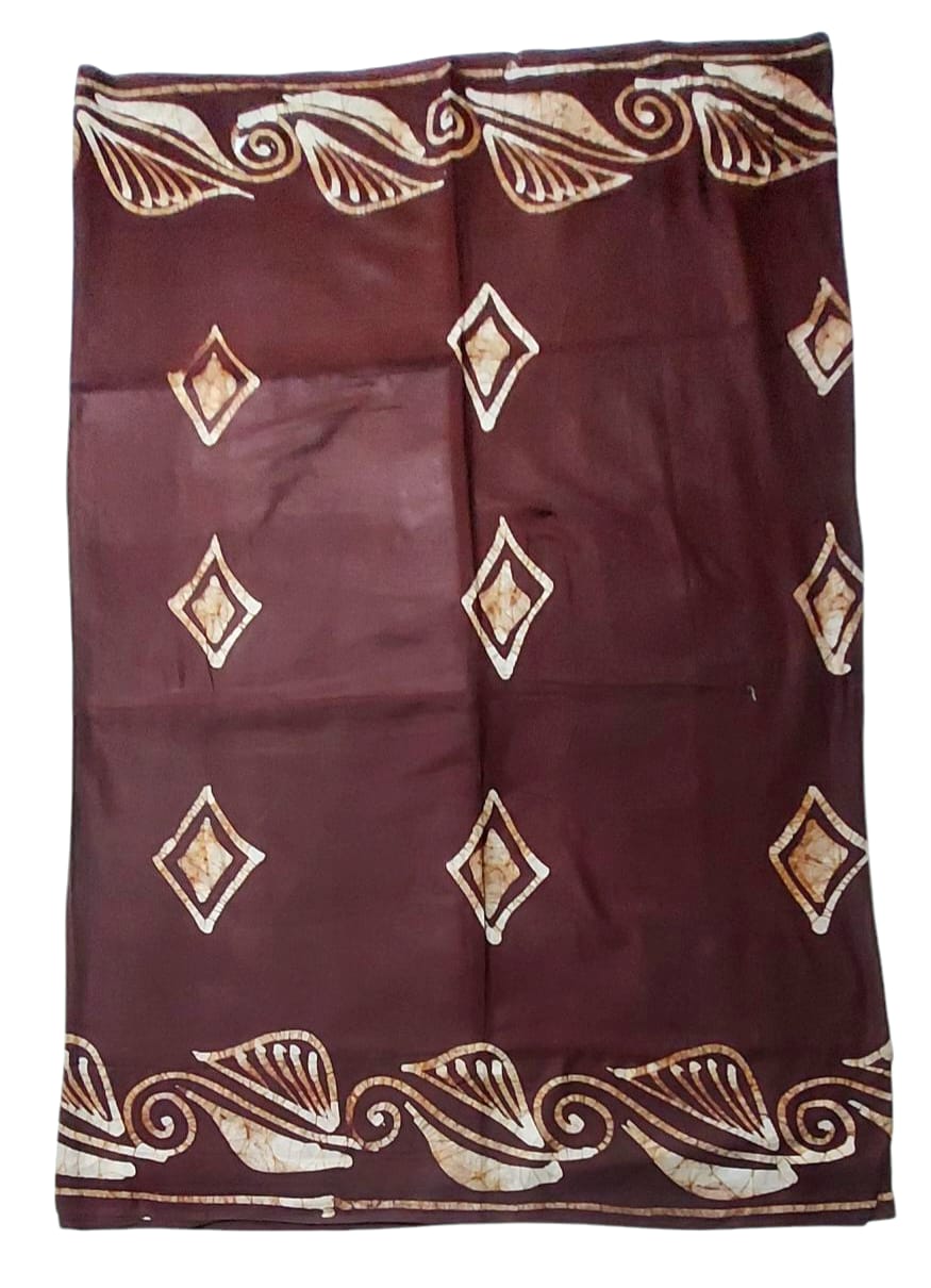 Pure Soft Cotton Batik Block Printed Saree
