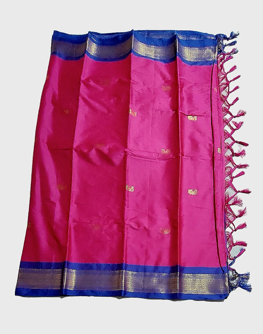 Exquisite Kadiyal Paithani Silk Saree