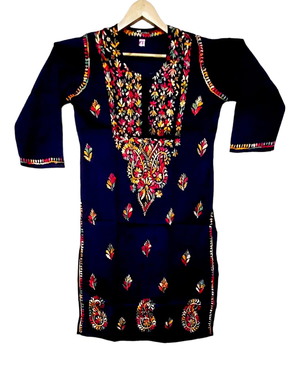 Pure Cotton Hand Embroidered Chikankari Kurtis For Women & Girls