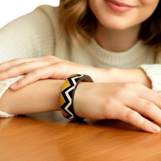 Purely Handmade Lightweight Wood Bangles