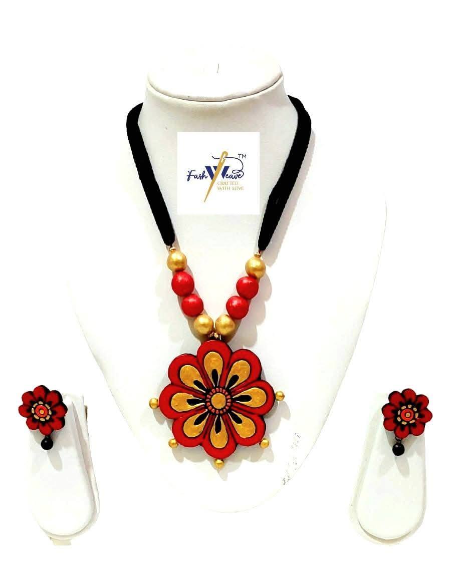 Terracotta Thread Necklace Sets
