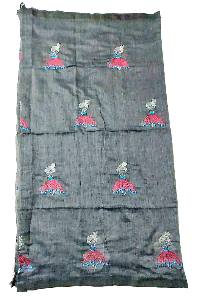 Soft Lightweight Pure Cotton Embroidered Sarees