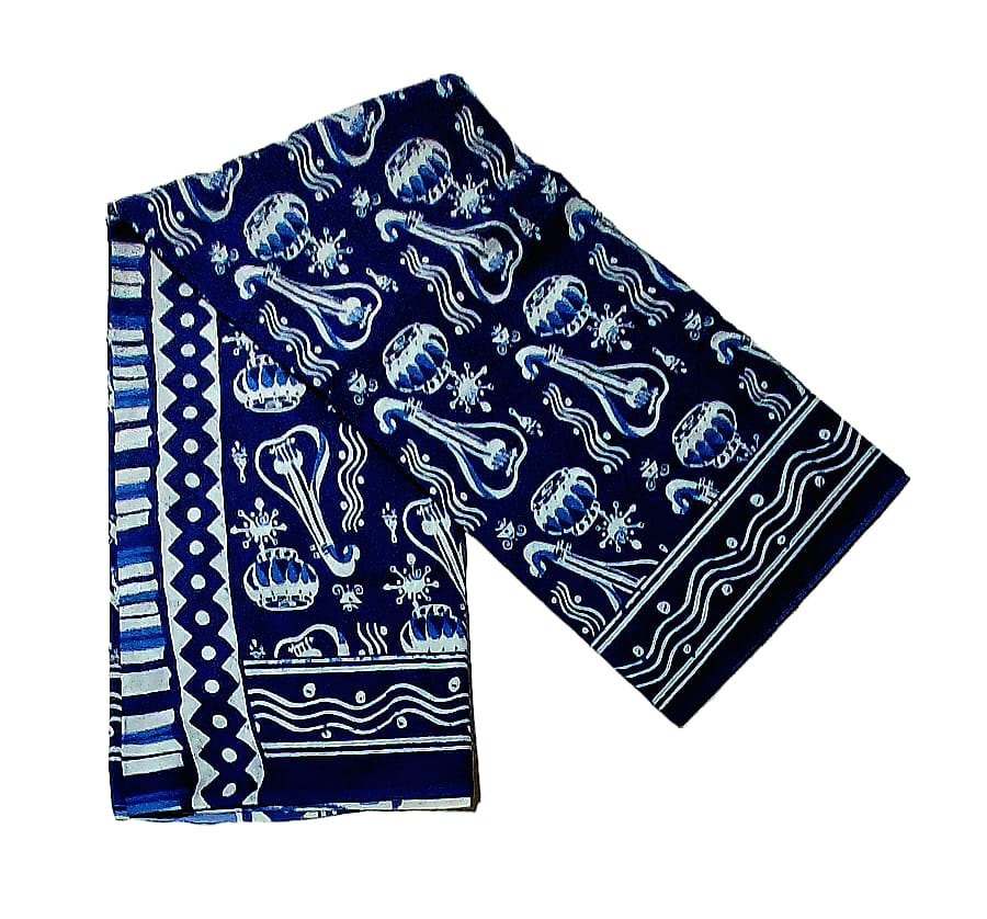 Pure Soft Cotton Hand Block Printed Sarees
