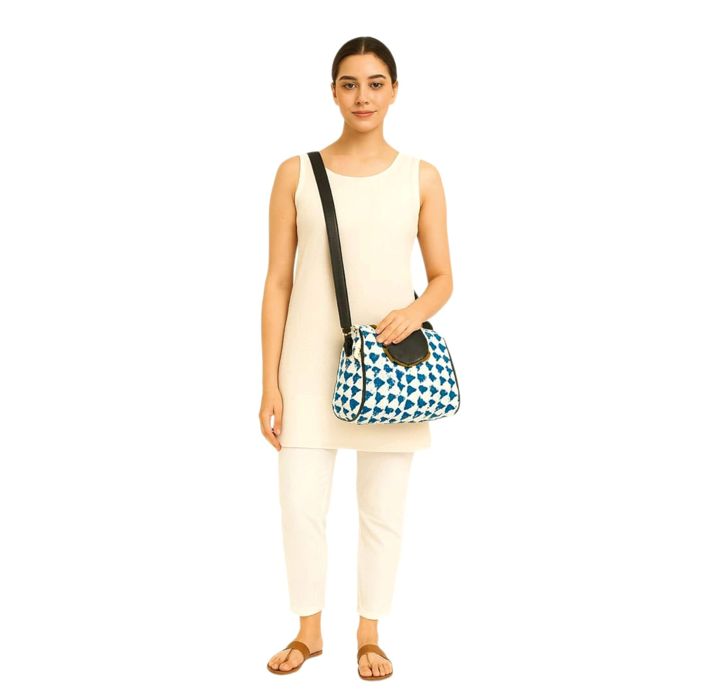 Women's Ikkat (Lightweight) Duffle Sling Bag