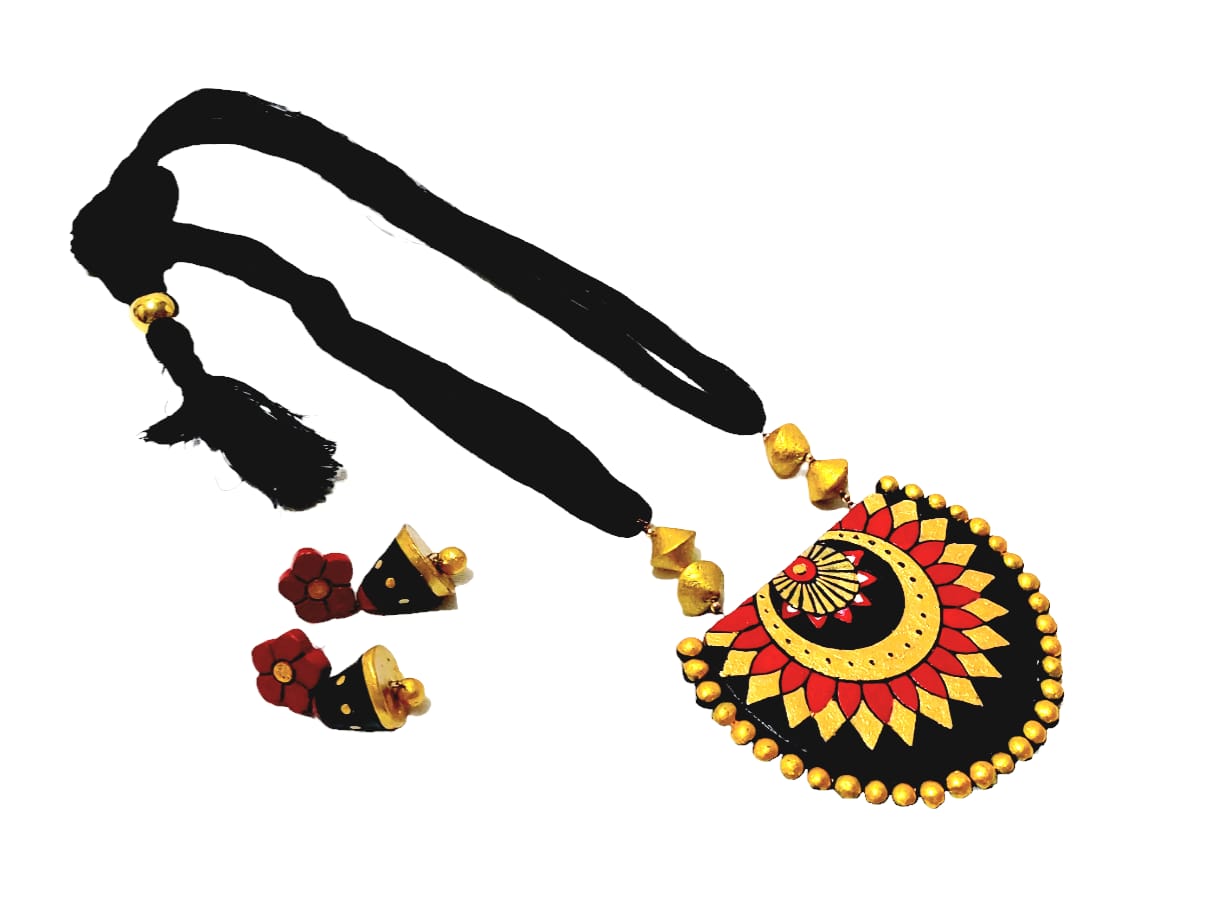 Terracotta Thread Necklace Sets