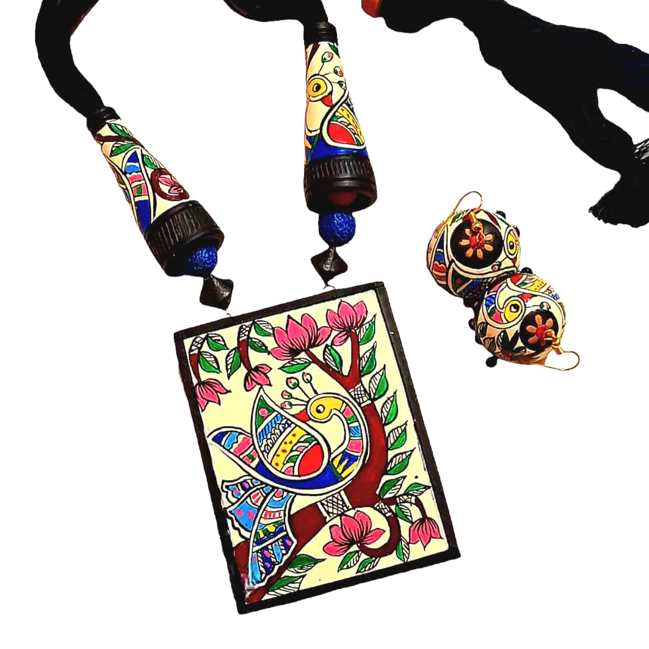 Terracotta Handpainted Jewellery Set