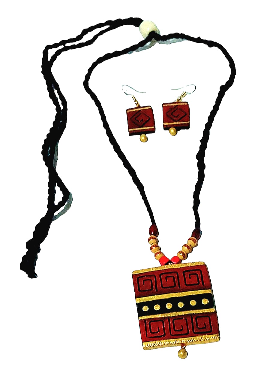 Terracotta Lightweight Jewellery Set