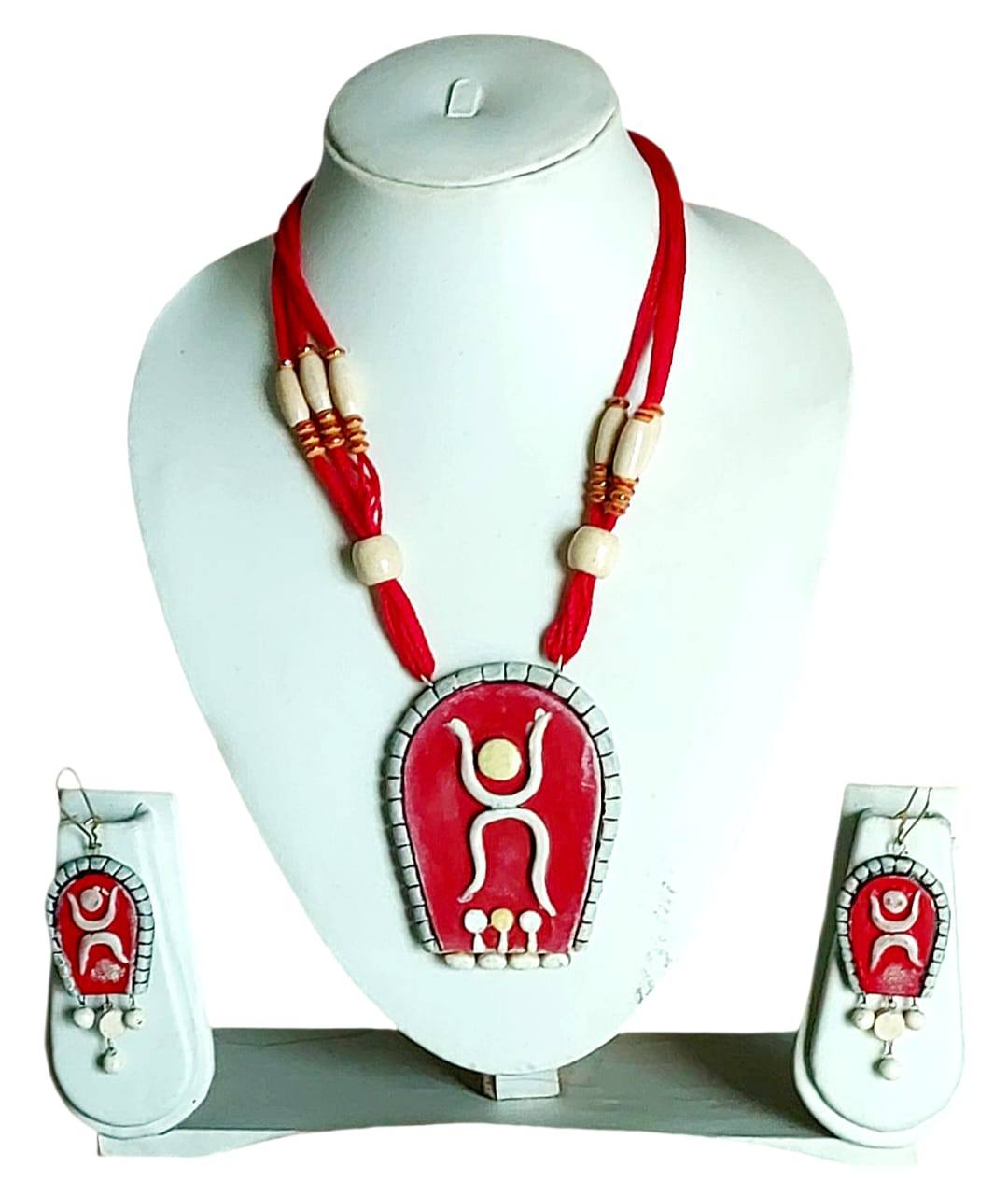 Terracotta Thread Necklace Sets