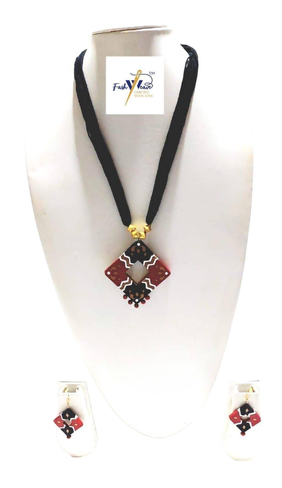 Terracotta Thread Necklace Sets