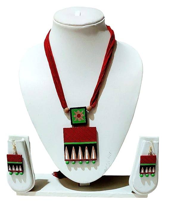Terracotta Thread Necklace Sets