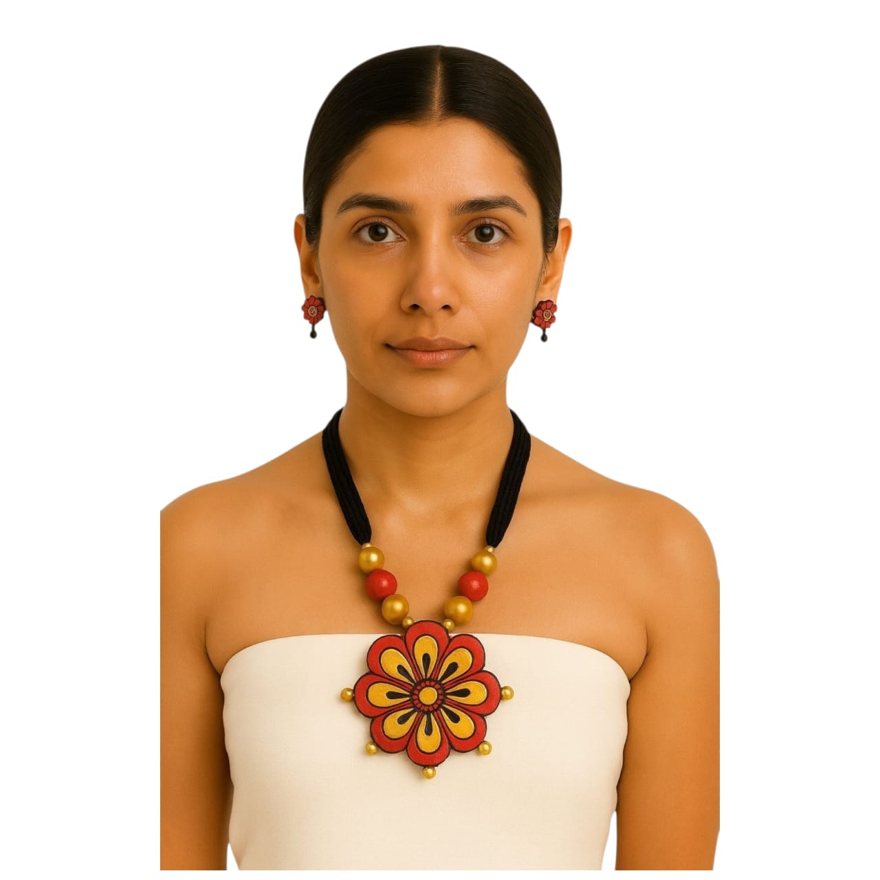 Terracotta Thread Necklace Sets