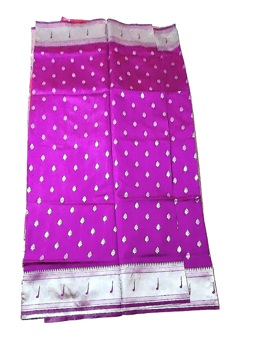 Exquisite Muniya Paithani Silk Sarees For Women & Girls