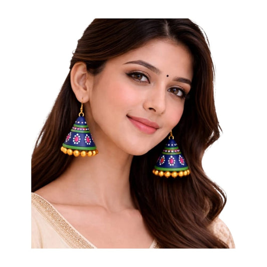 Terracotta Small Jhumka Designer Earrings