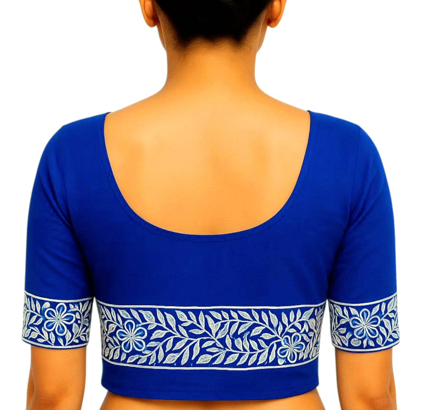Fash Weave Cotton Silk Madhubani Hand-Painted Blouse Pieces for Women & Girls | Elegant Artisanal Designs Combining Traditional Craftsmanship and Modern Fashion