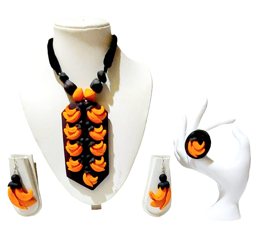Premium Purely Handmade Clay Jewellery Sets for Women & Girls
