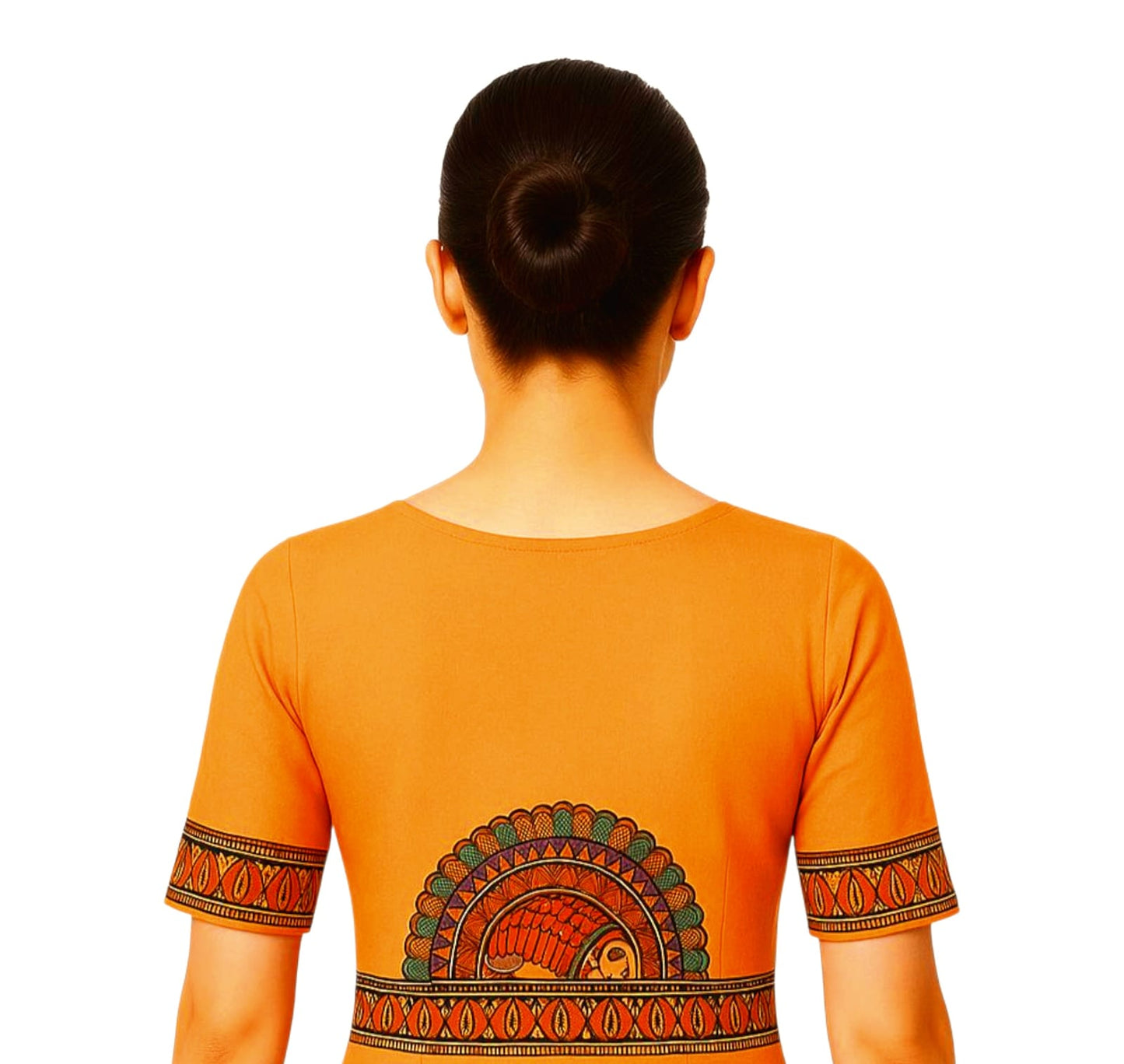 Fash Weave Cotton Silk Madhubani Hand-Painted Blouse Pieces for Women & Girls | Elegant Artisanal Designs Combining Traditional Craftsmanship and Modern Fashion
