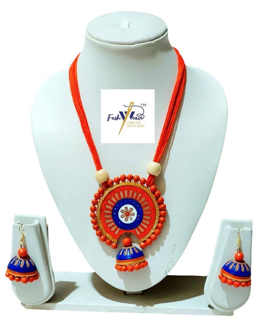 Terracotta Thread Necklace Sets