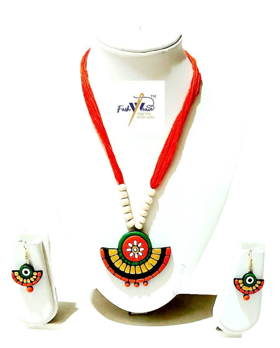 Terracotta Thread Necklace Sets