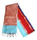 Premium Pure Handloom Silk Cotton Sarees with Blouse Piece for Women & Girls