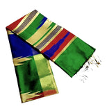 Premium Pure Handloom Silk Cotton Sarees with Blouse Piece for Women & Girls