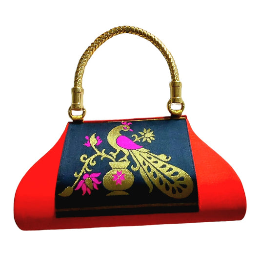 Luxury Paithani Clutch Bag
