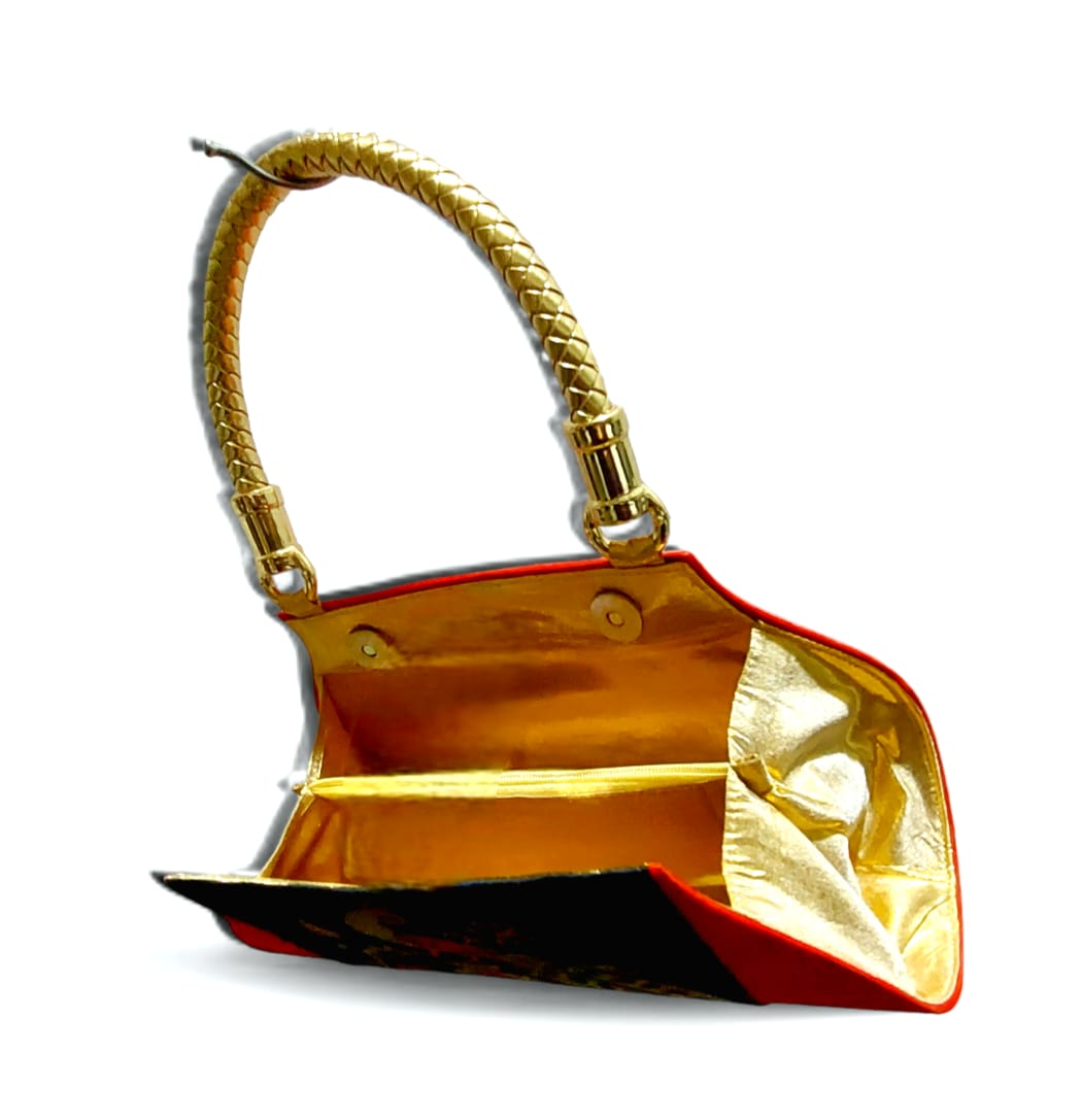 Luxury Paithani Clutch Bag