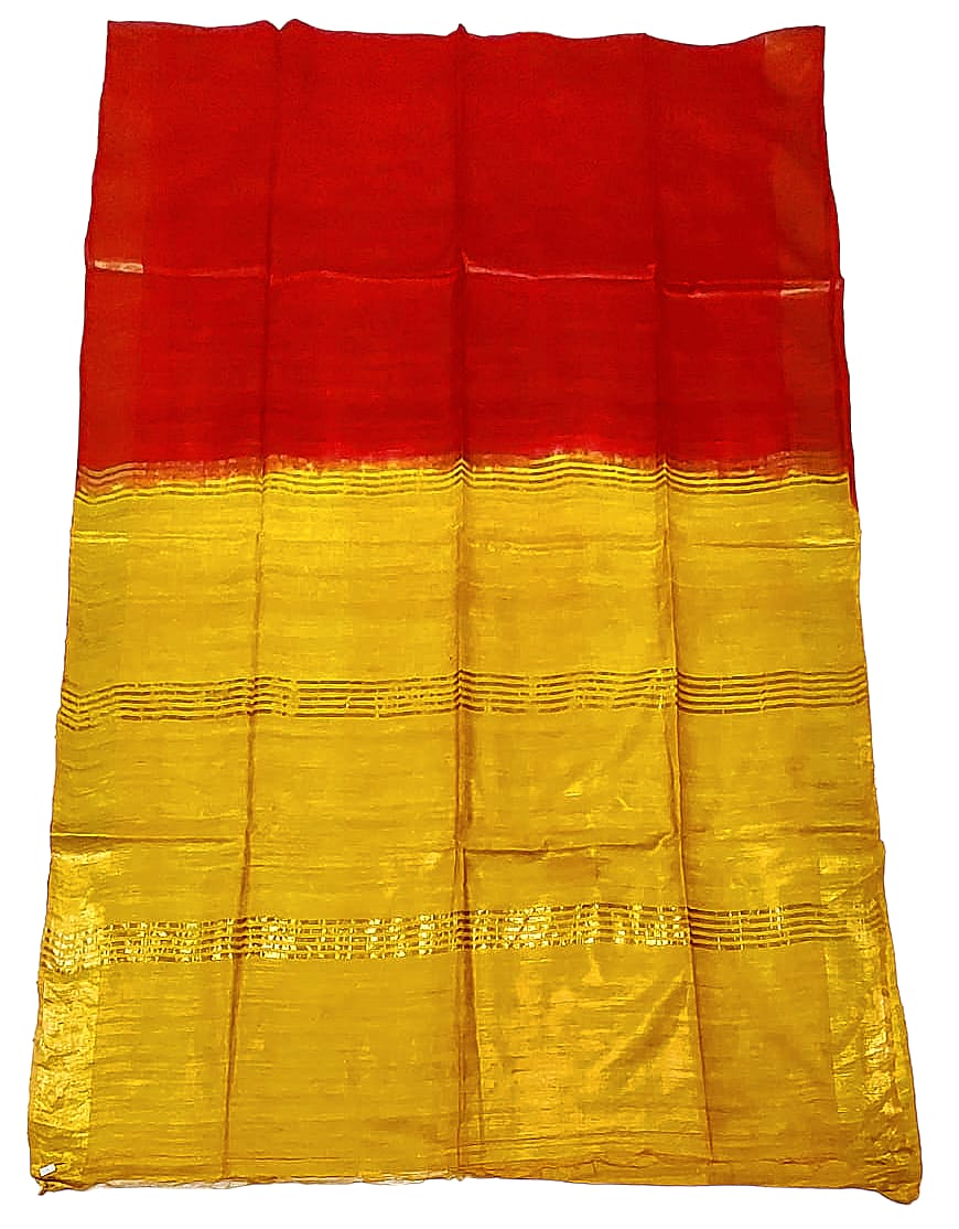 Premium Tussar Ghiccha Silk Saree  with Blouse Piece For Women & Girls