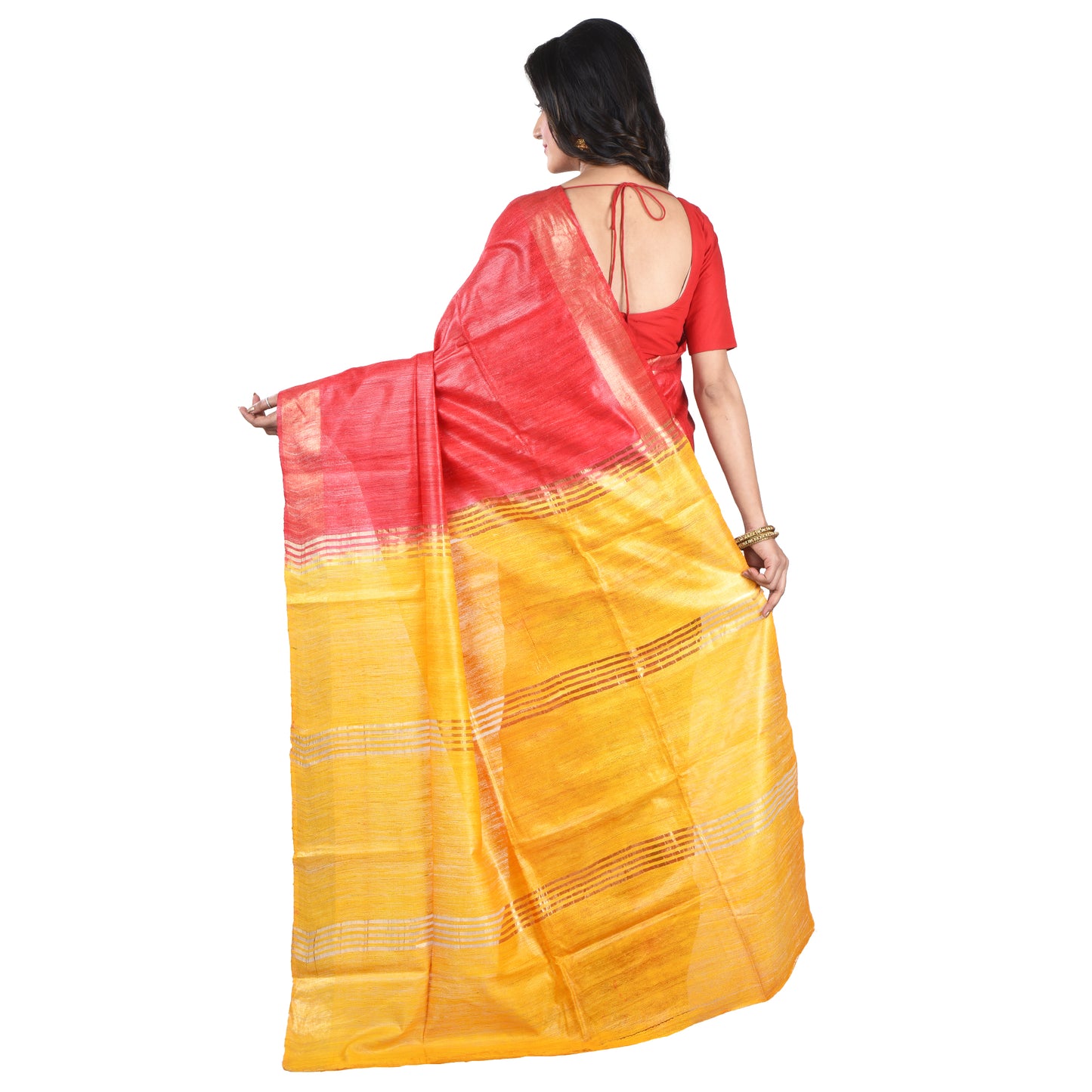 Premium Pure Handloom Silk Cotton Sarees with Blouse Piece For Women & Girls