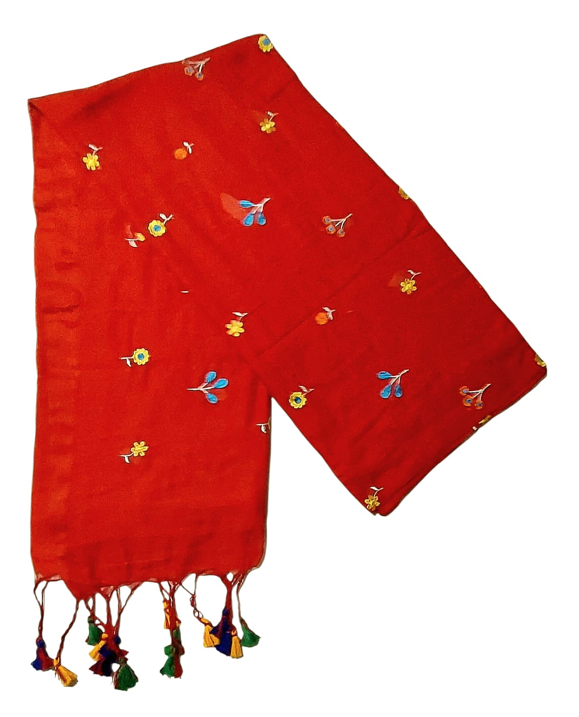 Soft Lightweight Floral Embroidered Sarees