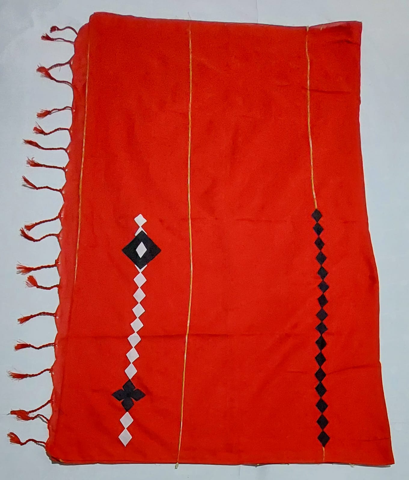 Pure Khadi Cotton Applique Saree