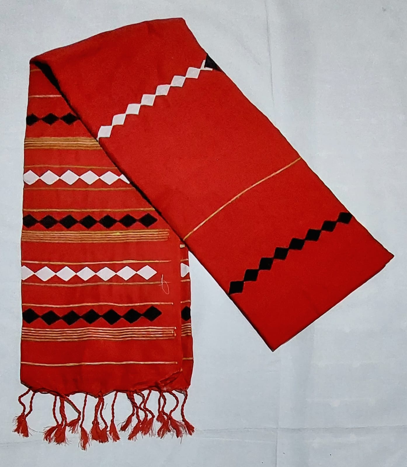 Pure Khadi Cotton Applique Saree