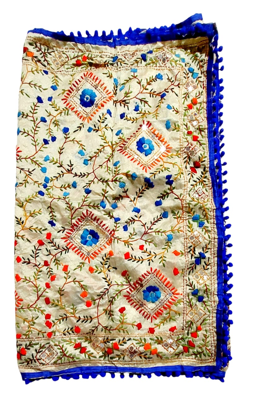 Fashweave Stylish Women's Phulkari Dupatta