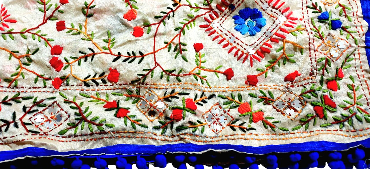 Fashweave Stylish Women's Phulkari Dupatta