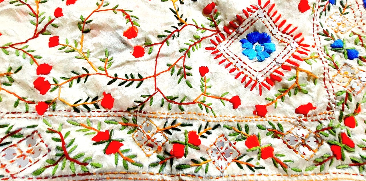 Fashweave Stylish Women's Phulkari Dupatta