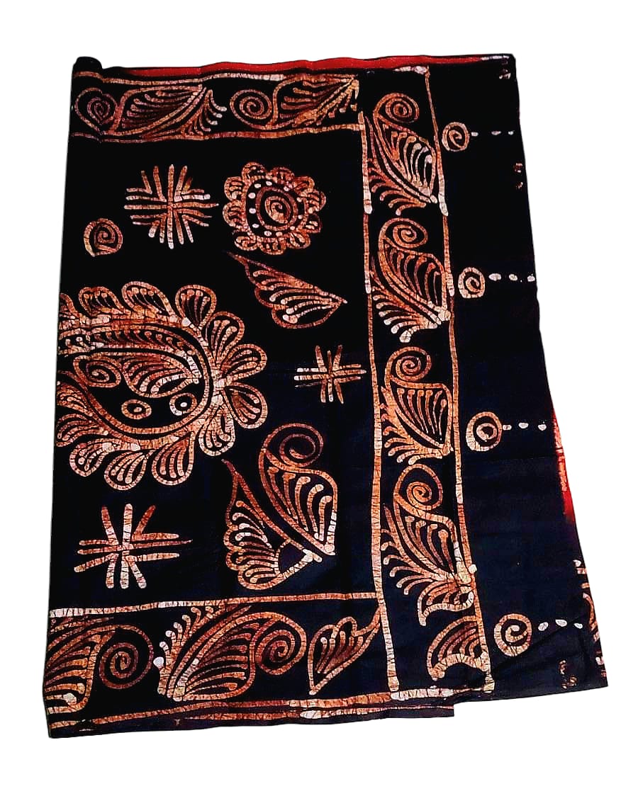 Pure Soft Cotton Batik Block Printed Saree