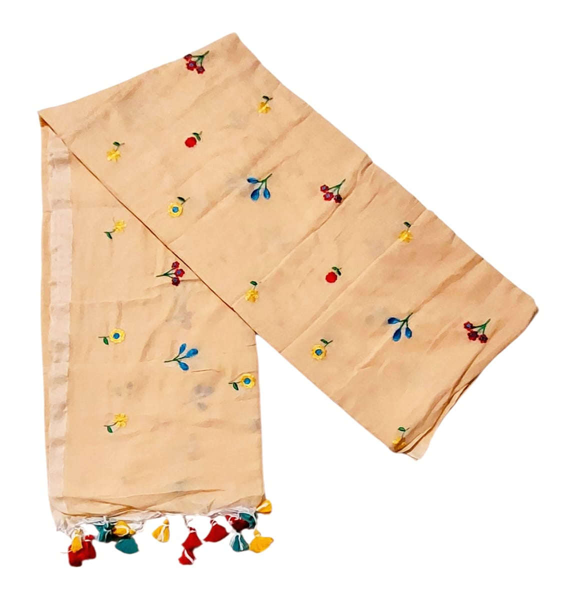 Soft Lightweight Floral Embroidered Sarees