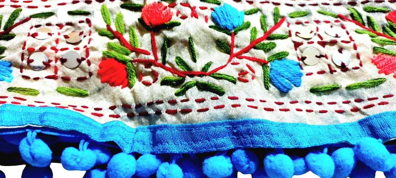 Fashweave Stylish Women's Phulkari Dupatta