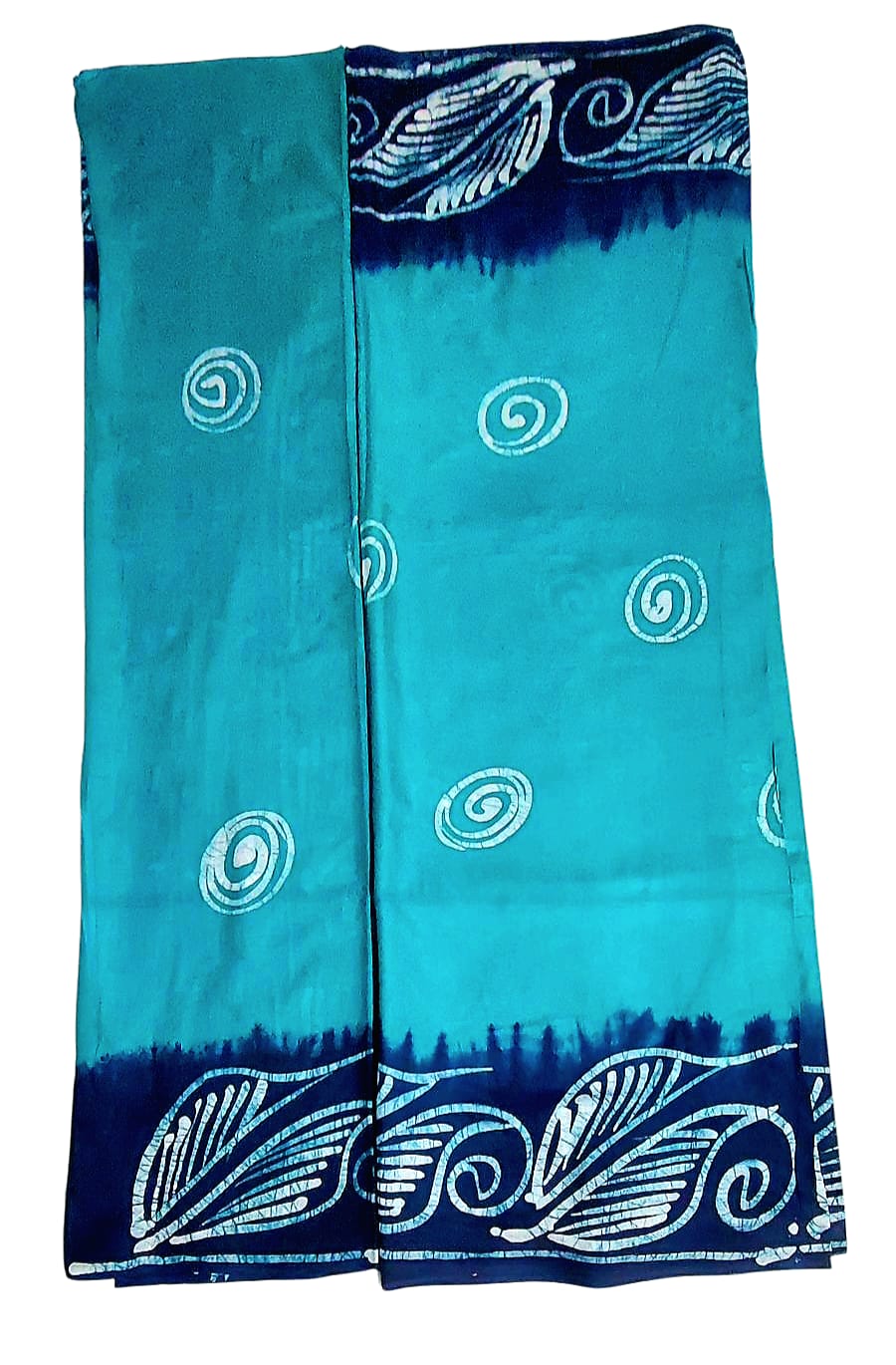 Pure Soft Cotton Batik Block Printed Saree
