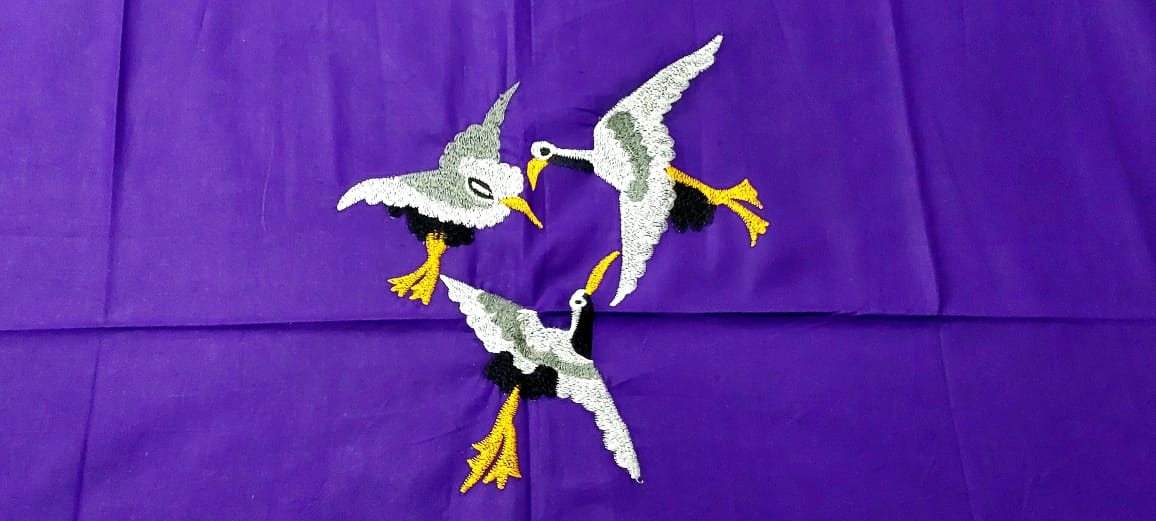 Hand Embroidered Hand Stitched Designer Premium Cotton Blouse Piece