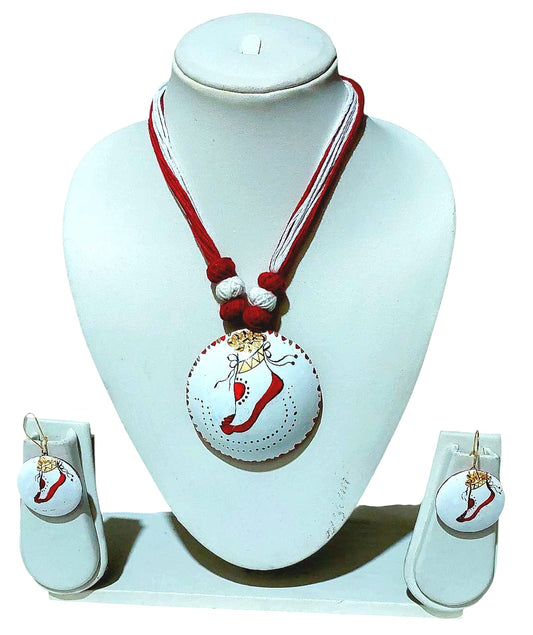 Terracotta Handpainted Jewellery Set
