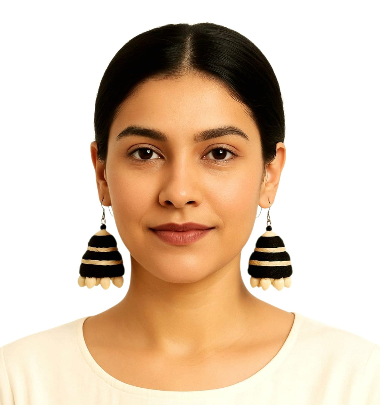 Purely Handmade Jute Earrings