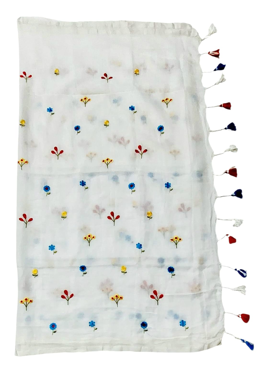Soft Lightweight Floral Embroidered Sarees