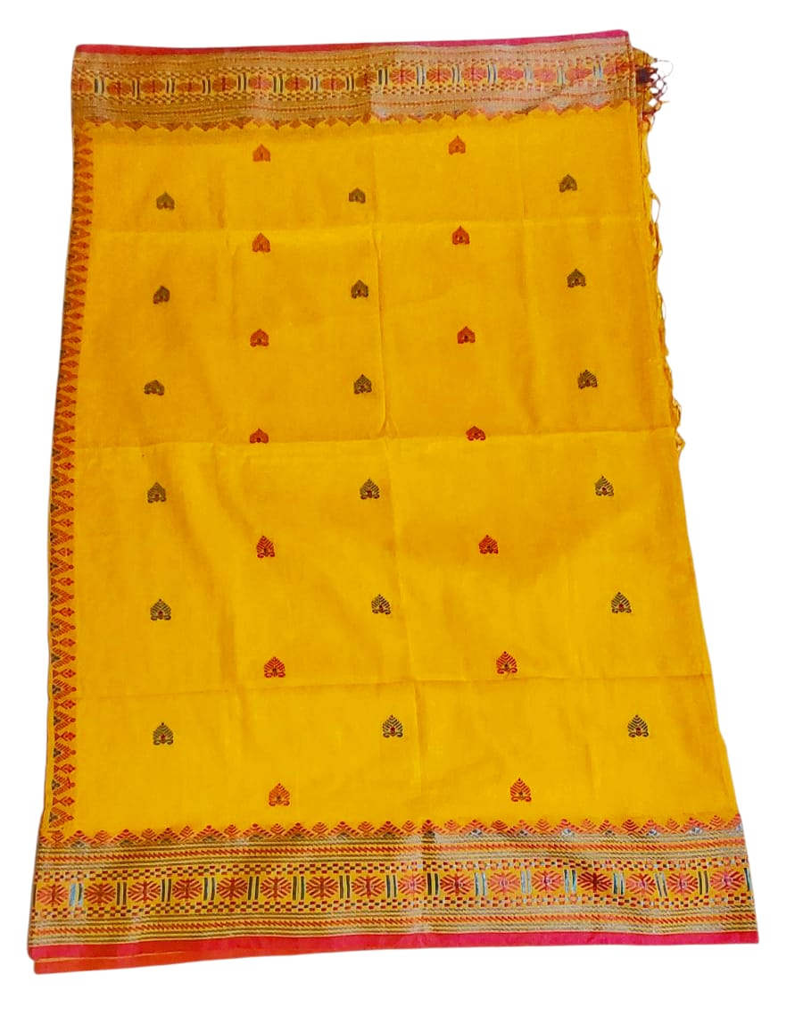 Premium Handloom Pure Khadi Cotton Saree