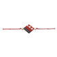 Purely Handmade & Handpainted Terracotta Rakhis for Brother