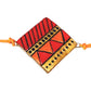 Purely Handmade & Handpainted Terracotta Rakhis for Brother
