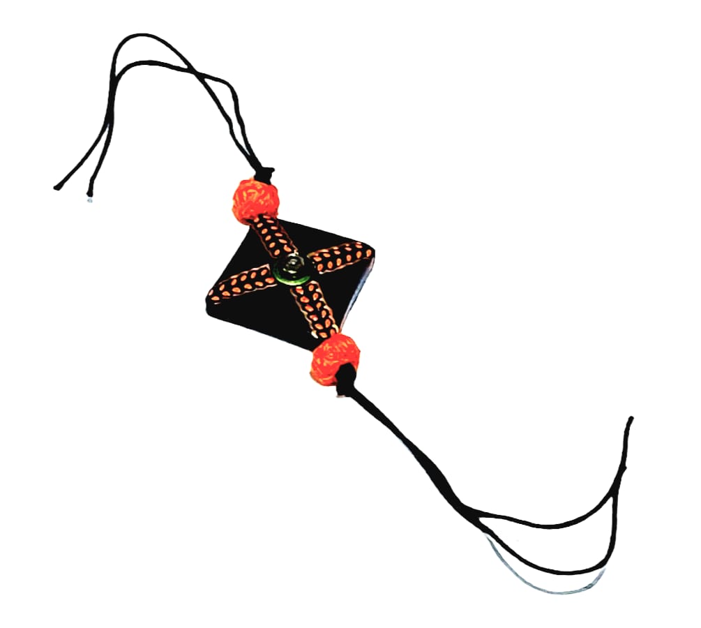 Purely Handmade & Handpainted Terracotta Rakhis for Brother