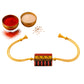 Purely Handmade & Handpainted Terracotta Rakhis for Brother