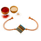 Purely Handmade & Handpainted Terracotta Rakhis for Brother