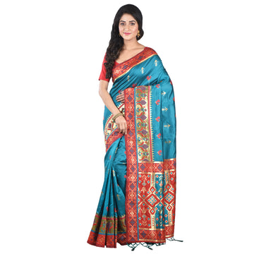 Premium Silk By Cotton Handloom Banarasi Saree