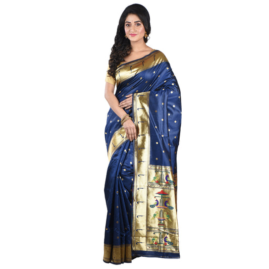 Exquisite Muniya Paithani Silk Sarees For Women & Girls